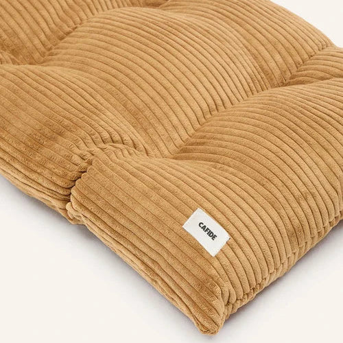 Bela comfortkussen in ribfluweel - caramel