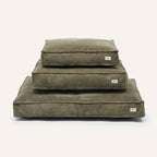 Corduroy comfortmatras Groen