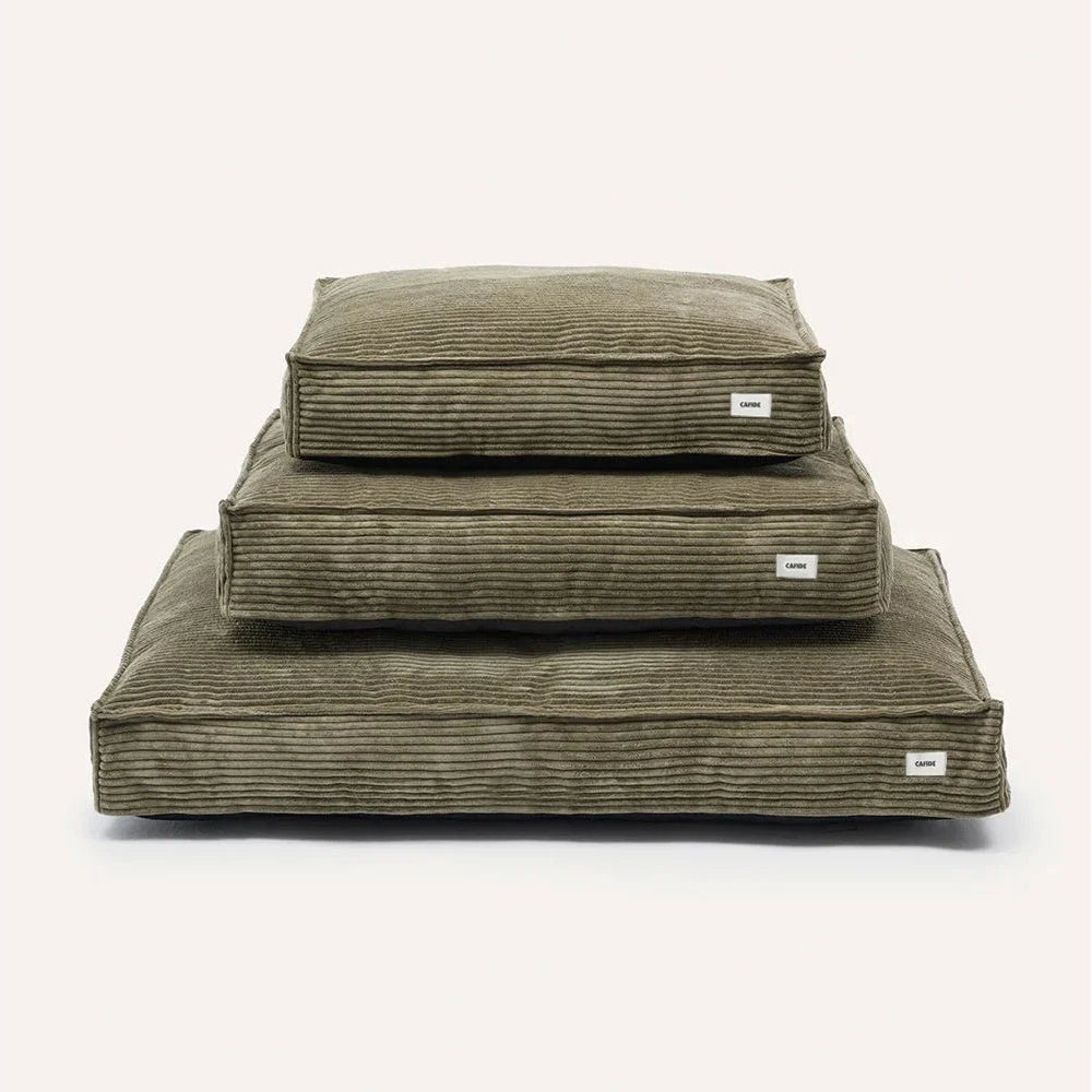 Corduroy comfortmatras Groen