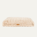 Alpine Luxe Hondenmatras – Ultrazacht & Comfortabel – Champagne
