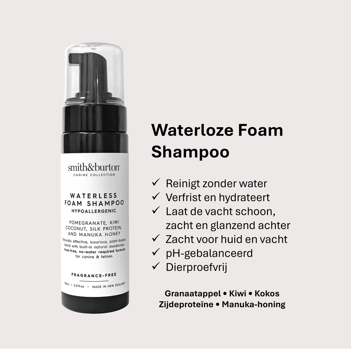 Smith & Burton Waterloze Foam Shampoo – 150 ml