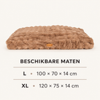 Alpine Luxe Hondenmatras – Ultrazacht & Comfortabel – Taupe
