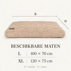 Oxford Orthopedisch Hondenmatras – Zacht & Ondersteunend - Tan