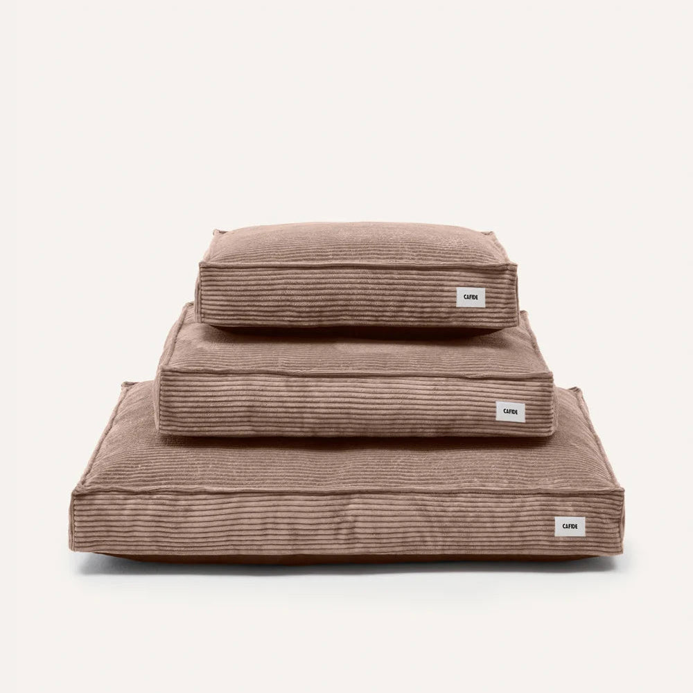 Corduroy comfortmatras Mokka