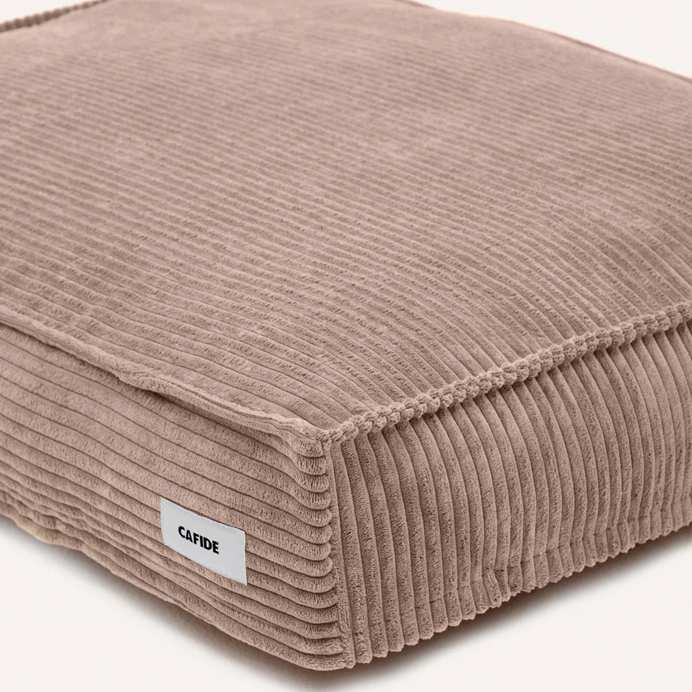 Corduroy comfortmatras Mokka