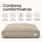 Corduroy comfortmatras Beige