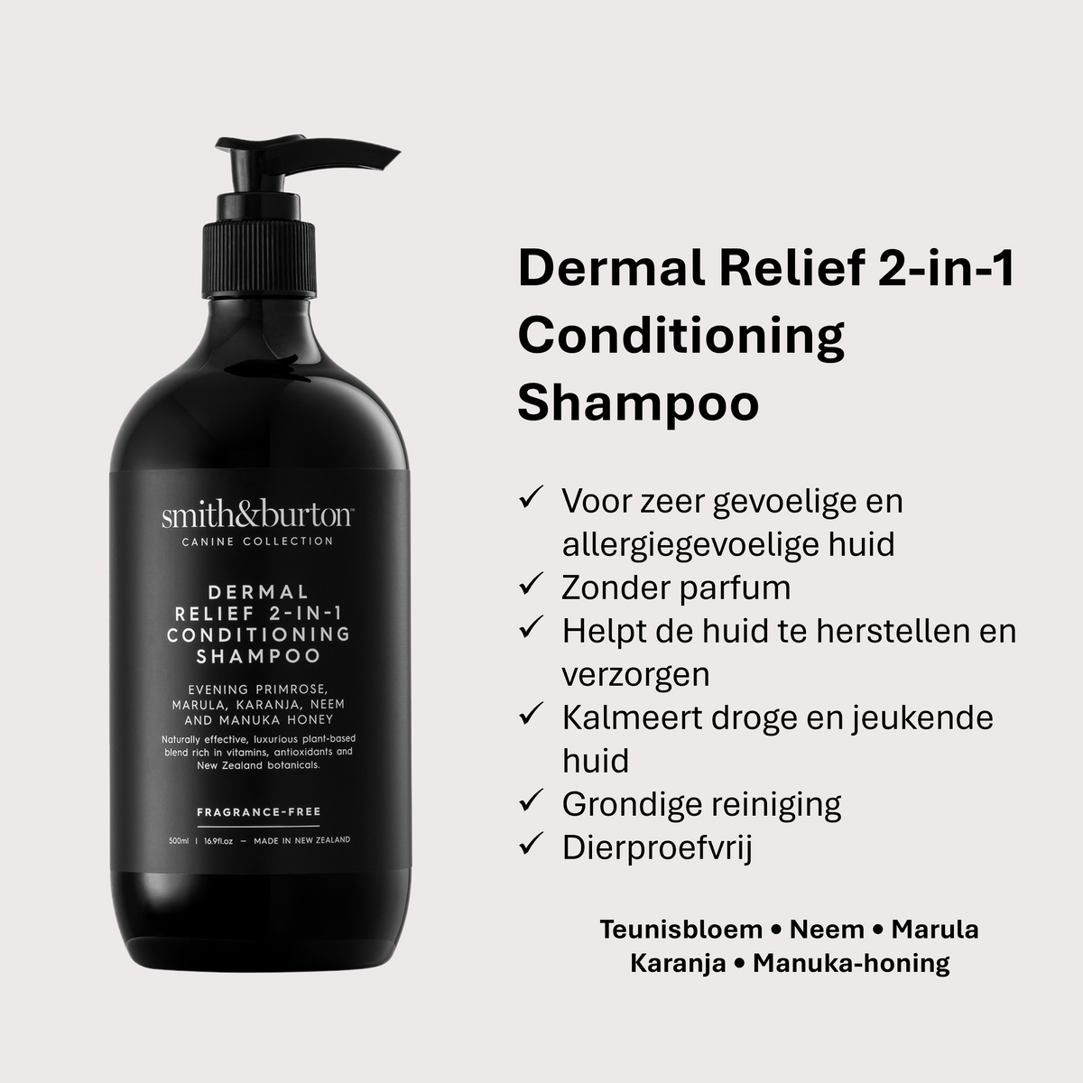 Smith & Burton Dermal Relief 2-in-1 Shampoo & Conditioner – 500 ml