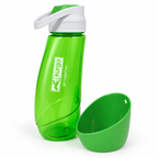 Kurgo H2O drinkfles met drinkbakje – groen