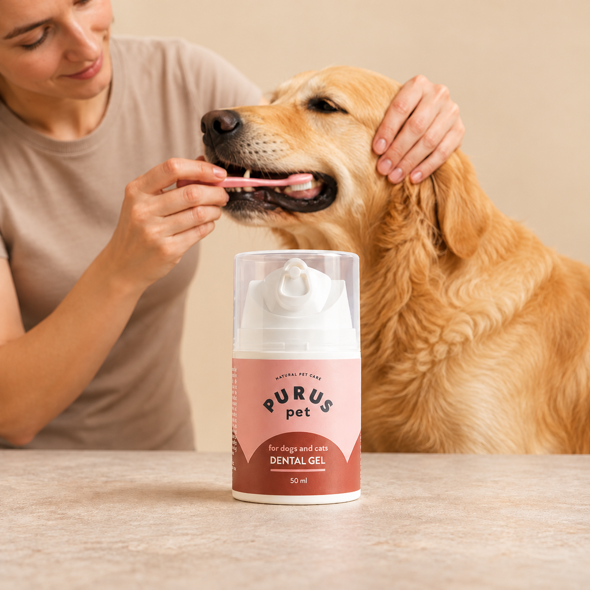 Purus Dental Gel – tandgel voor honden en katten | 50 ml