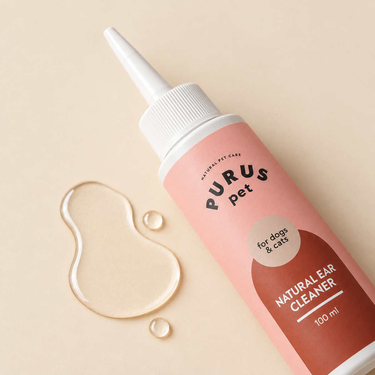 Purus Oorreiniger – milde oorverzorging voor honden en katten | 100 ml