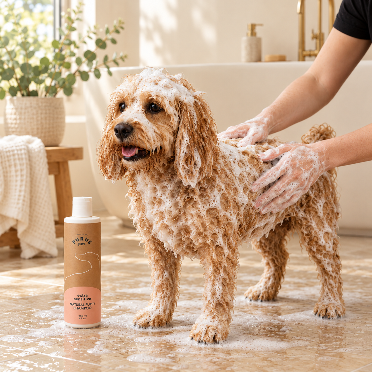 Purus Puppyshampoo – milde verzorging voor de gevoelige huid | 250 ml