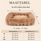Alpine Box Bed – zacht comfort met een cosy uitstraling, Champagne