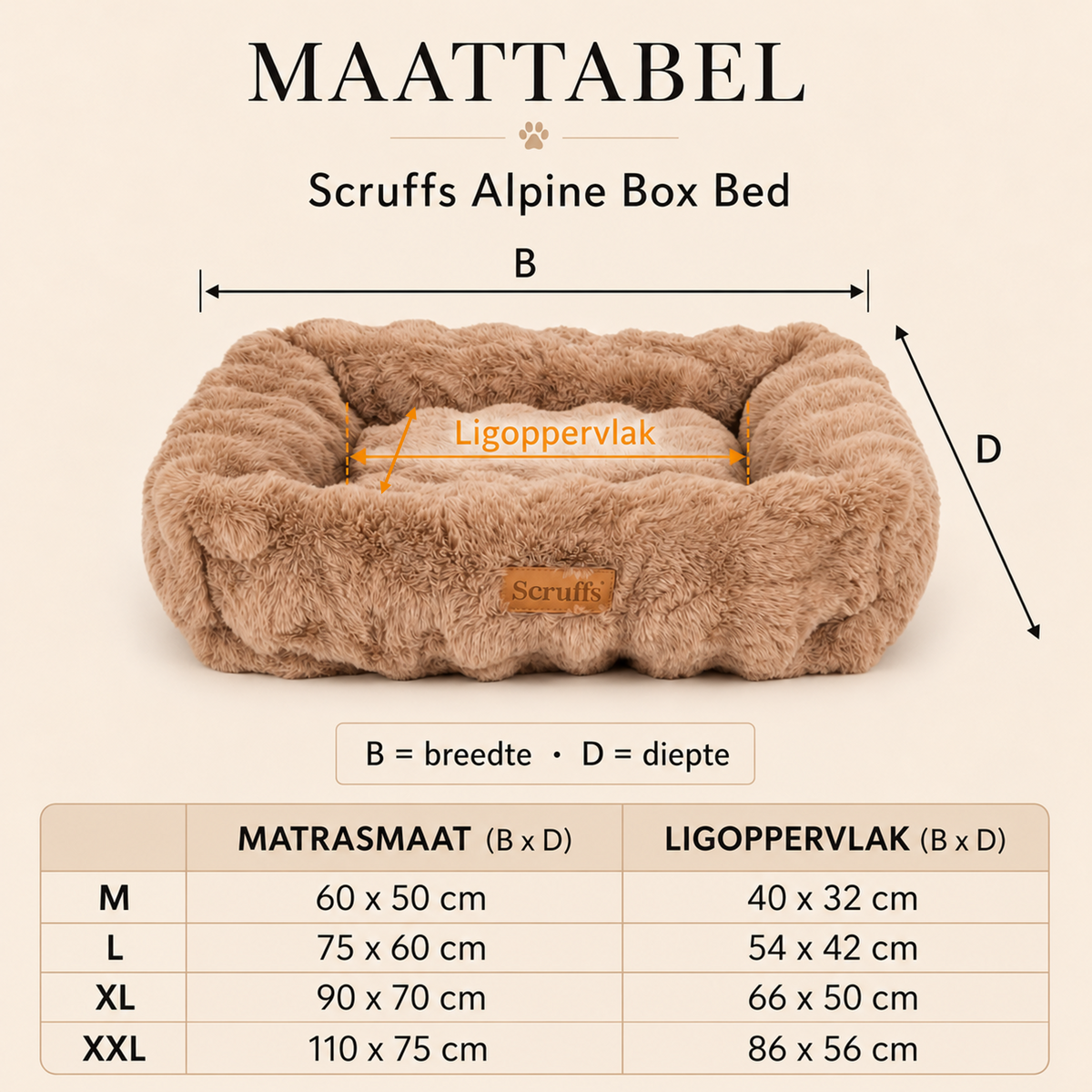 Alpine Box Bed – zacht comfort met een cosy uitstraling, Taupe