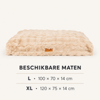 Alpine Luxe Hondenmatras – Ultrazacht & Comfortabel – Champagne