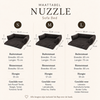 Nuzzle Sofa Bed – Comfortabele Hondenmand voor op de Sofa – Donkergrijs