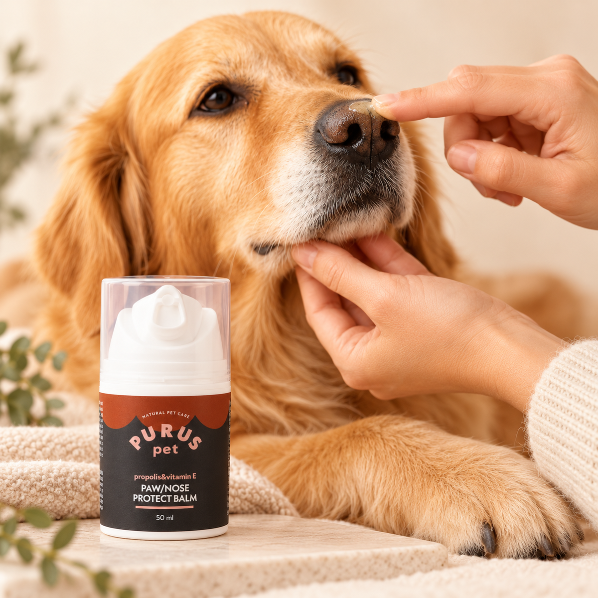 Purus Pet Poot- & Neusbalsem – verzorgend en geurvrij