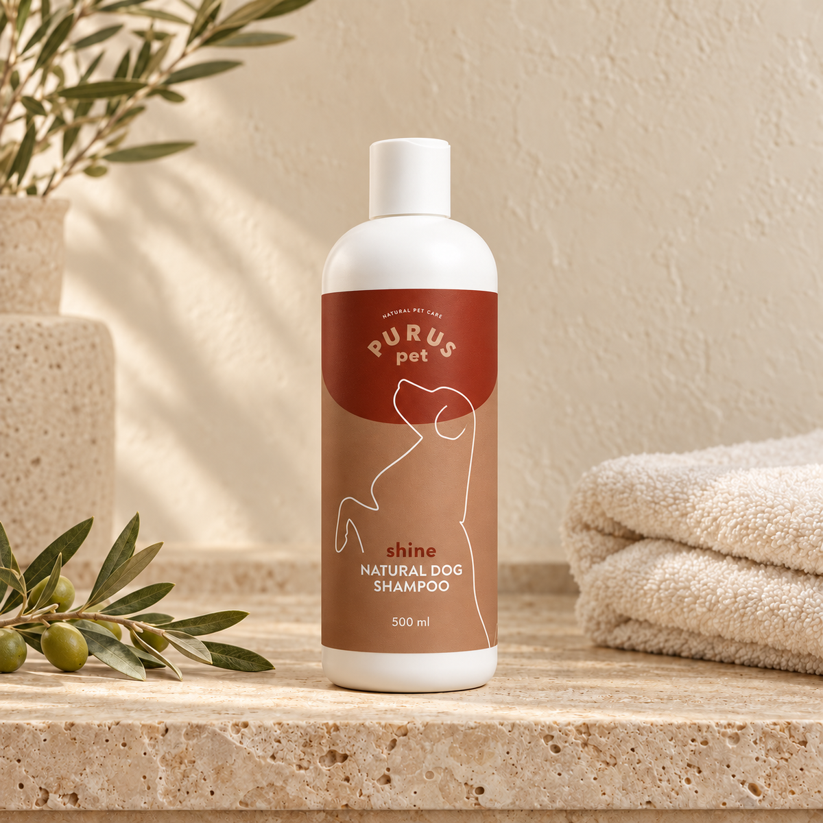 Purus Glansshampoo – milde reiniging & een glanzende vacht