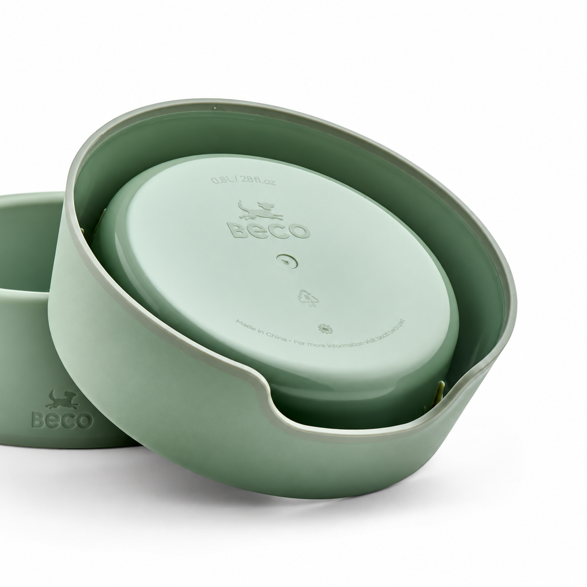 Steady Dog Bowl – stabiele voerbak in groen