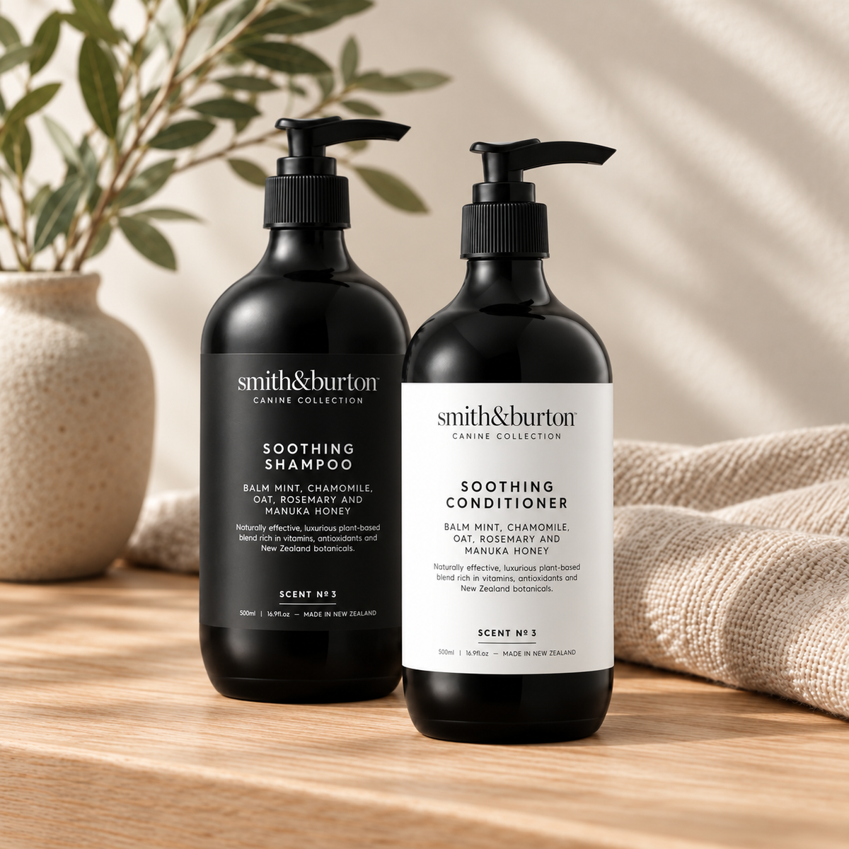Verzachtende Vachtverzorgingsset – Shampoo & Conditioner
