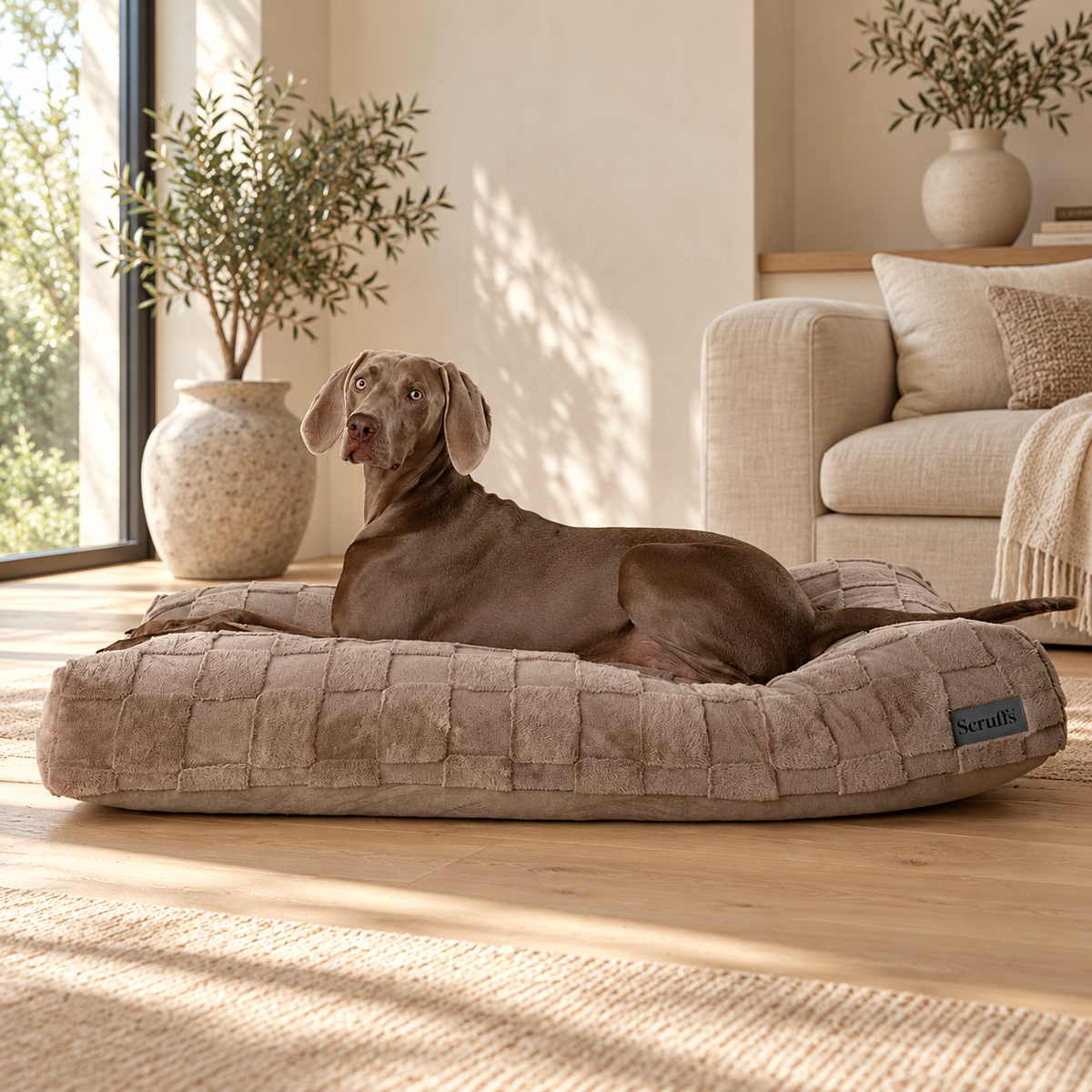 Oxford Orthopedisch Hondenmatras – Zacht & Ondersteunend - Silver