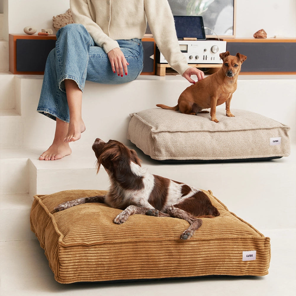 Corduroy comfortmatras Caramel