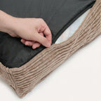 Corduroy comfortmatras Mokka