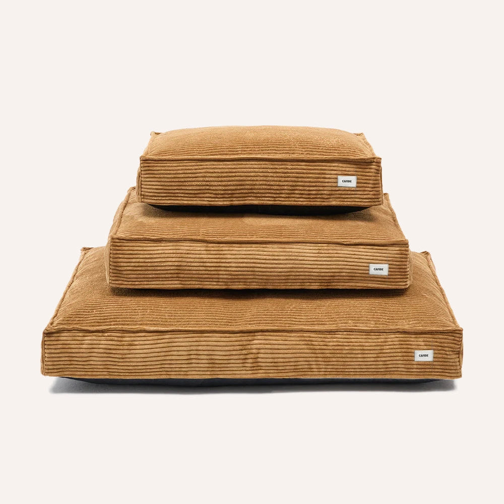 Corduroy comfortmatras Caramel